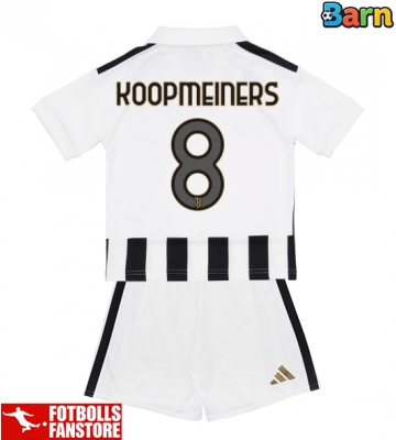 Juventus Teun Koopmeiners #8 Hemmatröja Barn 2026-27 Kortärmad (+ Korta byxor)
